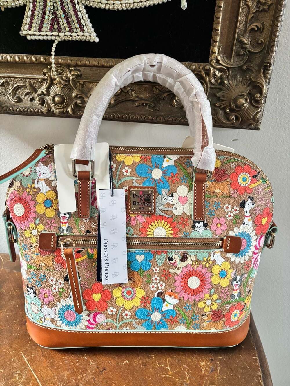 Dooney & Bourke Disney Pets Frolic Satchel Handbag NWT - Picture 2 of 14